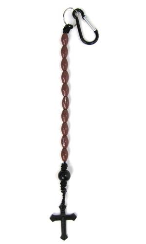 Keychain Decade Rosary Football